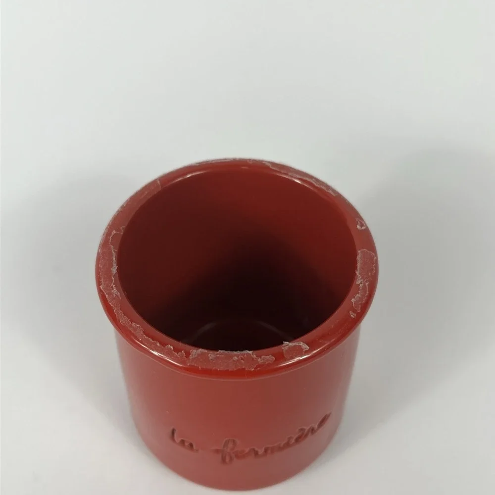 La‎ Fermiere Yogurt Pot Red Cherub Cupid Valentine's Day Limited Edition